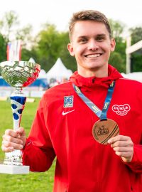 Moderní pětibojař Martin Vlach vybojoval v Budapešti bronzovou medaili