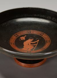 Kylix (pohár) červenofigurové keramiky