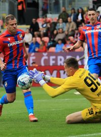 Viktoria Plzeň porazila Slovácko 4:2 díky hattricku Pavla Šulce