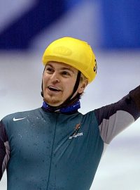 Olympijský vítěz v rychlobruslení na krátké dráze Steven Bradbury