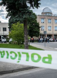 Obec Handlová krátce po atentátu na slovenského premiéra Roberta Fica