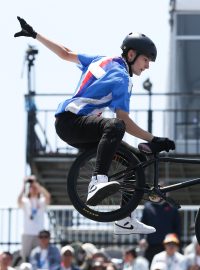 Česká závodnice ve freestyle BMX Iveta Miculyčová