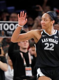 A’ja Wilsonová nastřílela jako první basketbalistka historie WNBA tisíc bodů za sezonu.