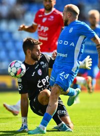 Fotbalisté Mladé Boleslavi v duelu 9. kola Chance ligy remizovali s Pardubicemi 2:2