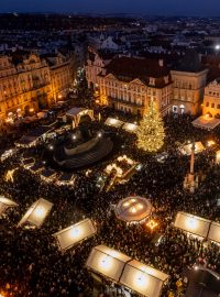 Vánoční trhy na Staroměstském náměstí