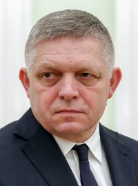 Slovenský předseda vlády Robert Fico (Směr)