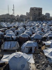 Stany pro Palestince, kteří museli utéct z Gazy