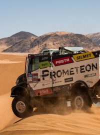 Martin Macík ve druhé etapě Rallye Dakar