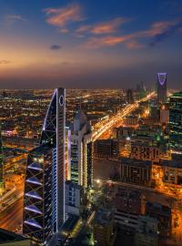 Rijád, hlavní město Saúdské Arábie.