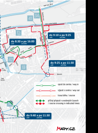 Omezení při maratonu RunCzech 2022