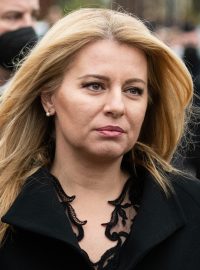 Pohřeb Mekyho Žbirky. Zuzana Čaputová