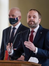 Velvyslanec v Afghánistánu Jiří Baloun a Jakub Kulhánek.