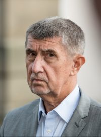 Andrej Babiš po schůzce v Lánech.