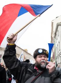 Protestní stávka odborů proti krokům vlády