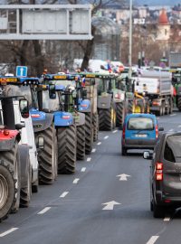 Aut do centra přijelo jen velmi málo, řidiči se možných komplikací v dopravě zalekli