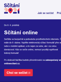 Elektronické sčítání lidu.