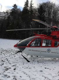Vrtulník moravskoslezské záchranné služby