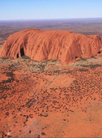 Posvátná hora australských domorodců Uluru