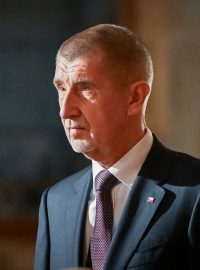 Předseda hnutí ANO Andrej Babiš na ceremoniálu státních vyznamenání