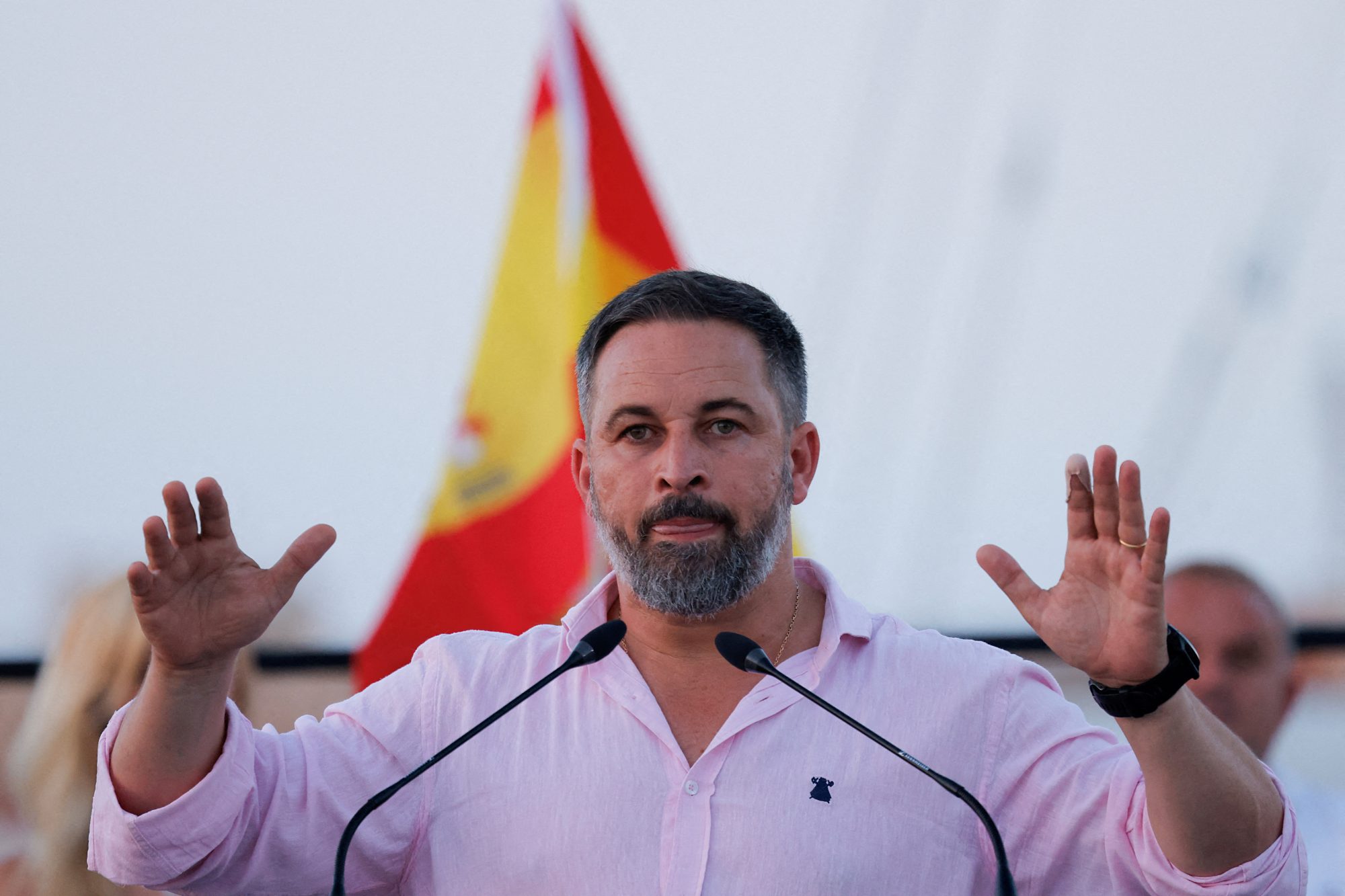 Šéf strany Vox Santiago Abascal | Zdroj: Reuters